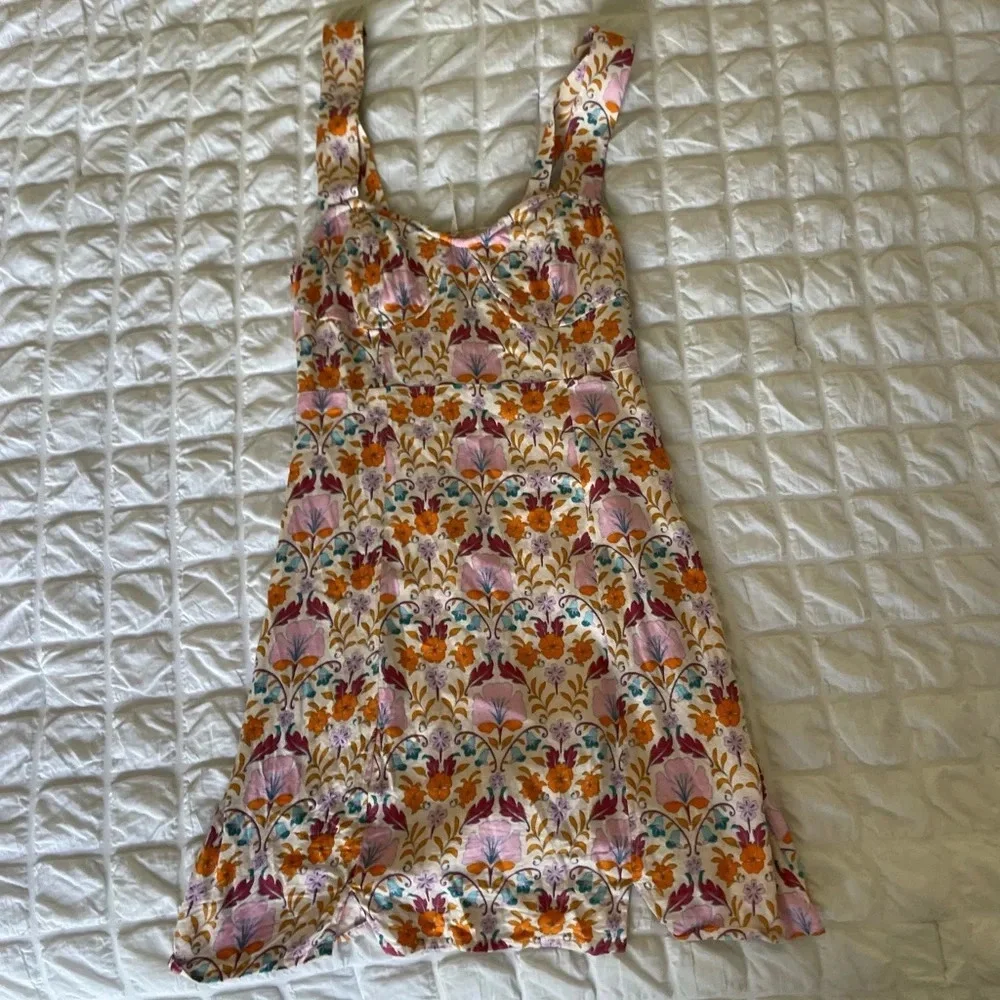 Free People Sasha floral mini dress